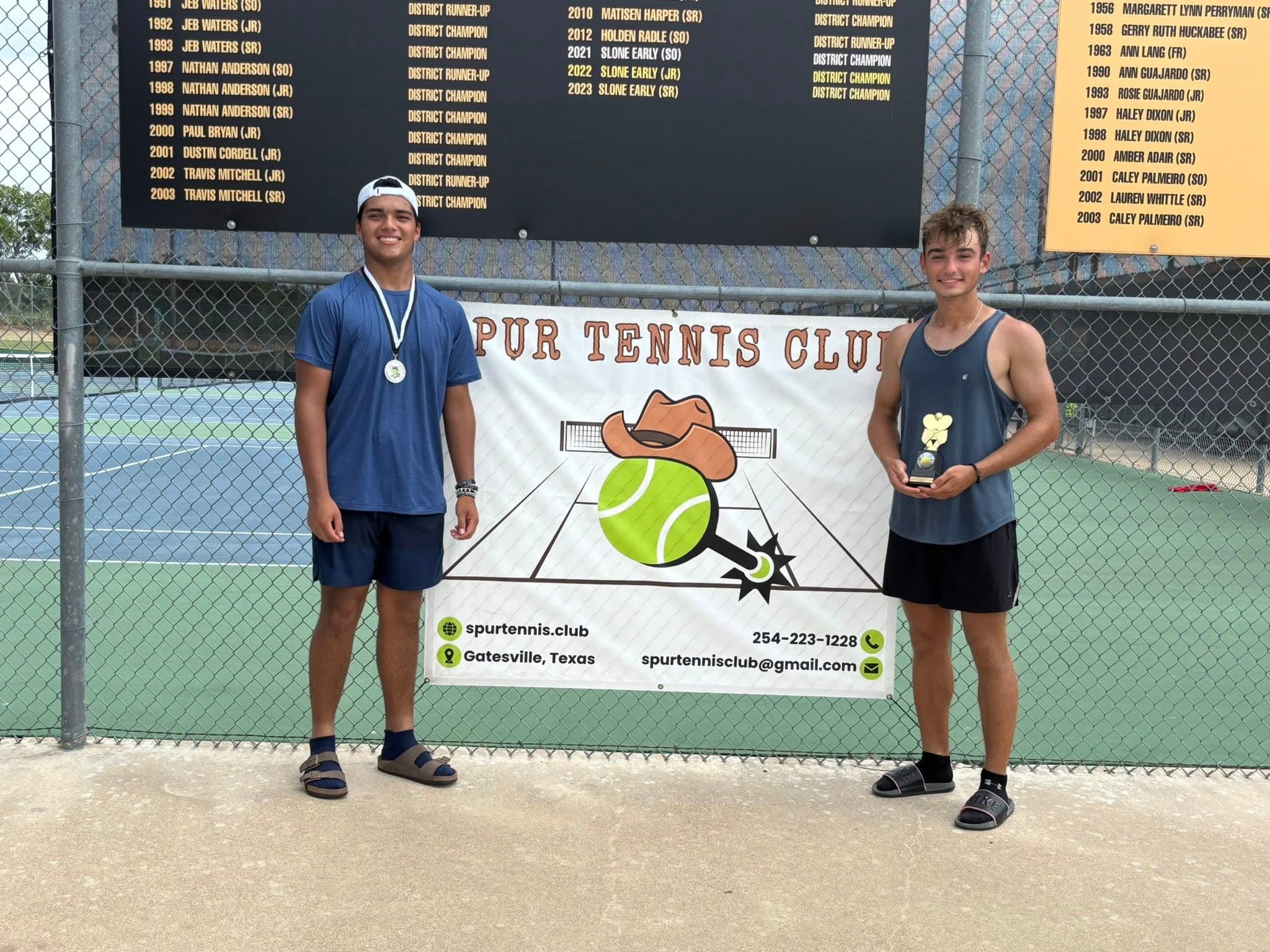Spur Tennis Club tournament medal photo 3