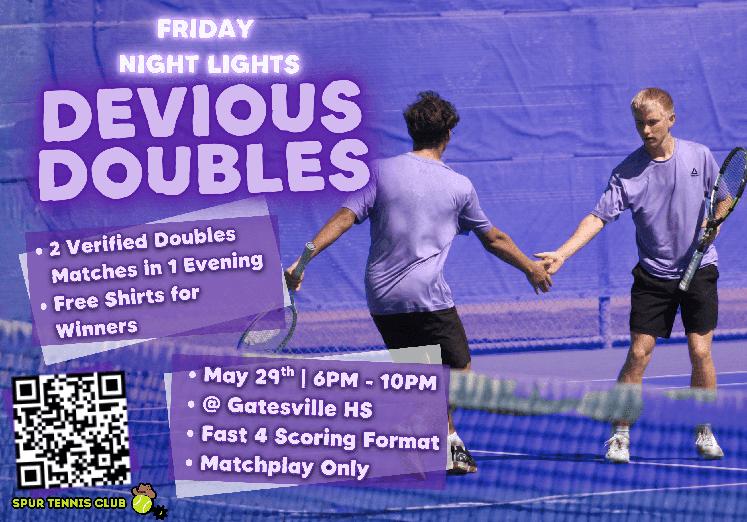 Devious Doubles flyer